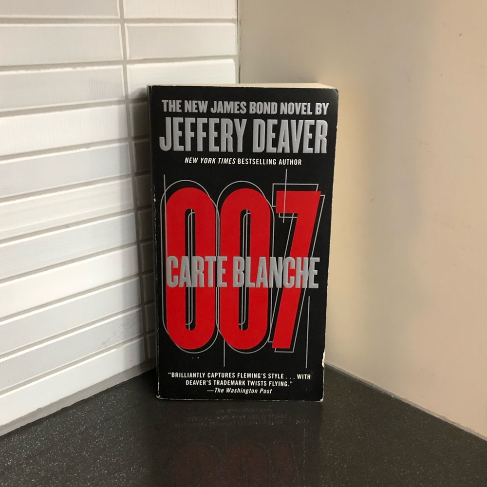 📚3/$18 Carter’s Blanche 007 pocket book by Jeffery Deaver